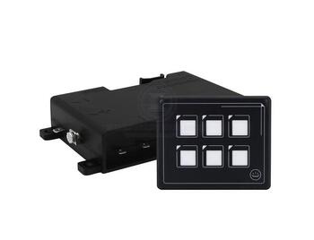 Membrane Touch Panel 6 Switch 12v 35A Max, 10A Per Branch