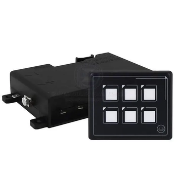 Membrane Touch Panel 6 Switch 12v 35A Max, 10A Per Branch