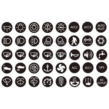 Decal/Label Set 40Pc To Suit 530725