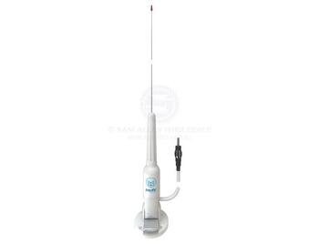 Antenna AM/FM 1.0m Lay Down Base White Seamaster Classic 5m Cable