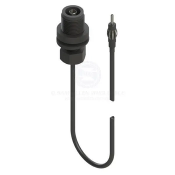 Antenna Base Thru-Deck 5m Cable Blk Seamaster Pro AM/FM