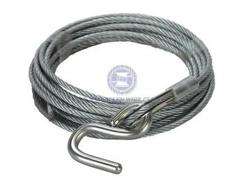 Winch Wire - 'S' Hook 5Mm X 7.6M 