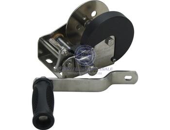 304G Stainless Steel Hand Winch 3:1 Ratio 270kg 2-Way Pull Boat Trailer Marine