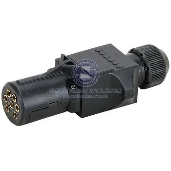 7 Pin Trailer Plug Round Small