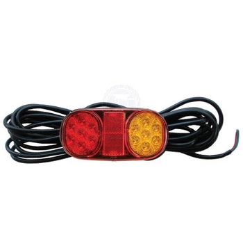 Led Trailer Light 162mm LH with 7.2m Cable