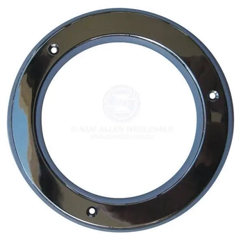 Flushmount 138mm Round Chrome