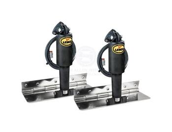 Lenco Limited Space Trim Tab Kit Electro Polished 12V 4x12inch XDS Actuators