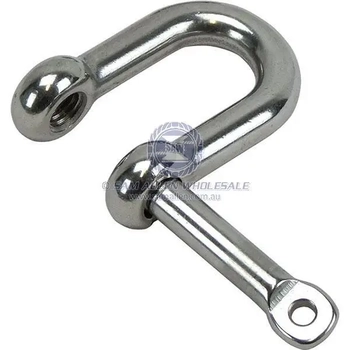 5mm "D" Shackle W/- Capt Pin