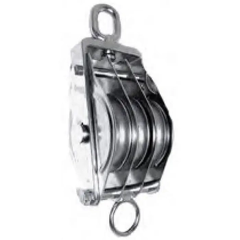 100Mm Sheave Triple Ss Block