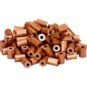 Swage Round Stop Copper 6.0mm Pack Of 10
