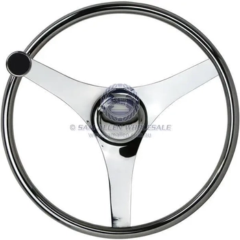 390Mm S/S Wheel Grips & Knob