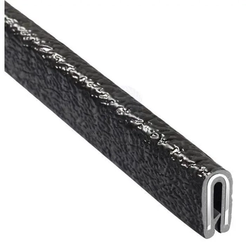 Edge Trim 3.2mm 50m Black PVC - Aluminium