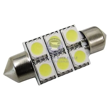 Cool White Led Festoon Flat