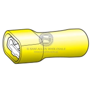 Term/Full Insul Female 9.5mm Yellow