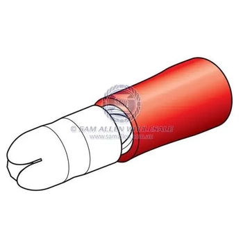 Insul Bullet Term M 4mm Red Pack 10