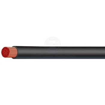 3B&S Batt Cable 100m Black 168A