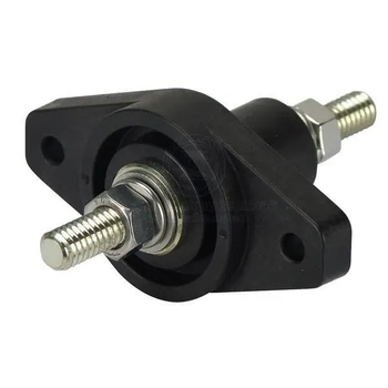 Feed Through Connector 5/16" Black