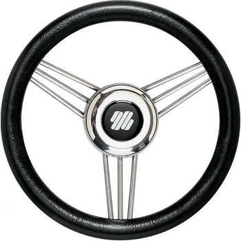 V25B 350mm Blk Grip Ss Wheel