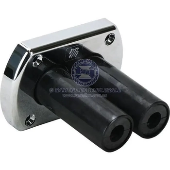 R8Ch Chrome Twin Hose B/Head