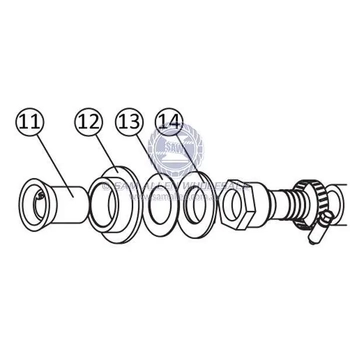 Toilet Inlet Fitting Kit Tmc - Std