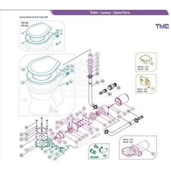 Toilet Outlet Fitting Kit Tmc Luxury