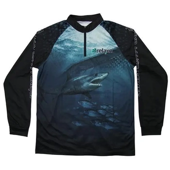 Relaxn Mako Mens Fishing Polo Shirt UPF50+ Boat Marine Kayak Clothing
